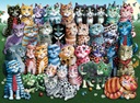 Cat Family Reunion 1000 Teile Puzzle